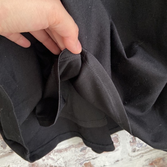 Monteau Los Angeles Pleated Little Black Dress Size Medium - Picture 6 of 6